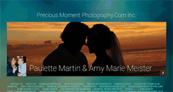 Desktop Screenshot of preciousmomentphotography.com