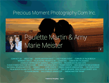 Tablet Screenshot of preciousmomentphotography.com